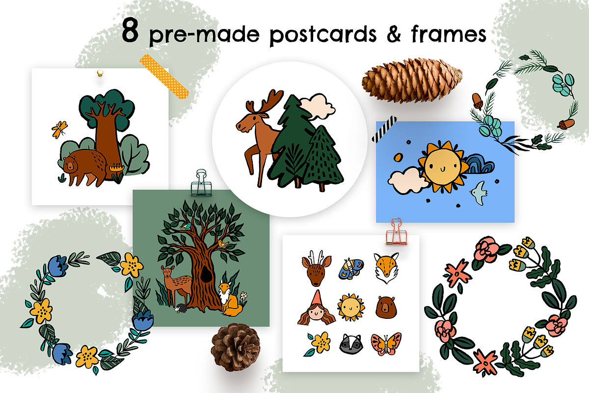 Scandinavian Forest fun ink creator, an Object Graphic by Beauty Drops (Photo 5 of 10)