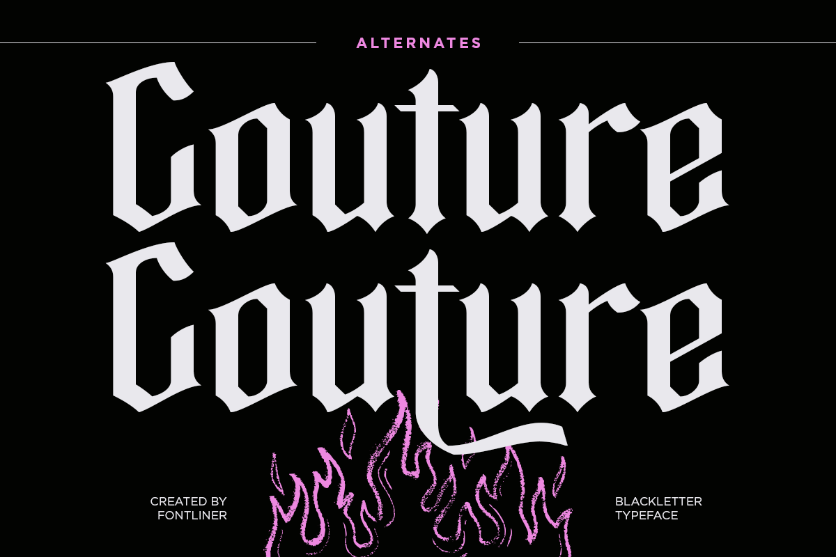 Avelost - Gothic Blackletter Font, a Blackletter Font by Font Liner (Photo 5 of 10)