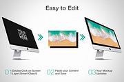 iMac Pro and iMac Mockups, a Mac Mockup by RadekBroz (Thumbnail 2 of 8)