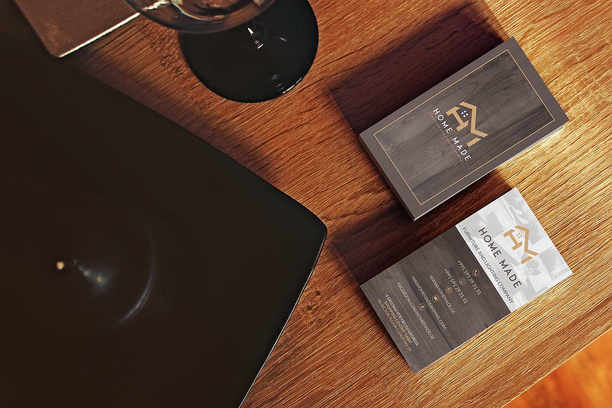 Wooden Business Card Pack [Vertical], a Business Card Template by Nikolozgraphic (Photo 2 of 9)