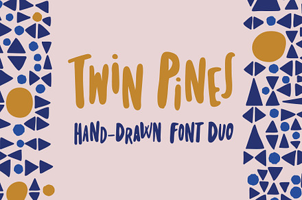Twin Pines | Font Duo