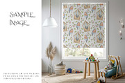 Nursery Roll Blinds & Pillow Mockups, a Household Mockup by mock-ups (Thumbnail 13 of 14)