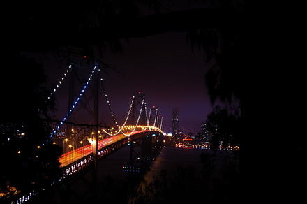 bridge and city at night preview 6