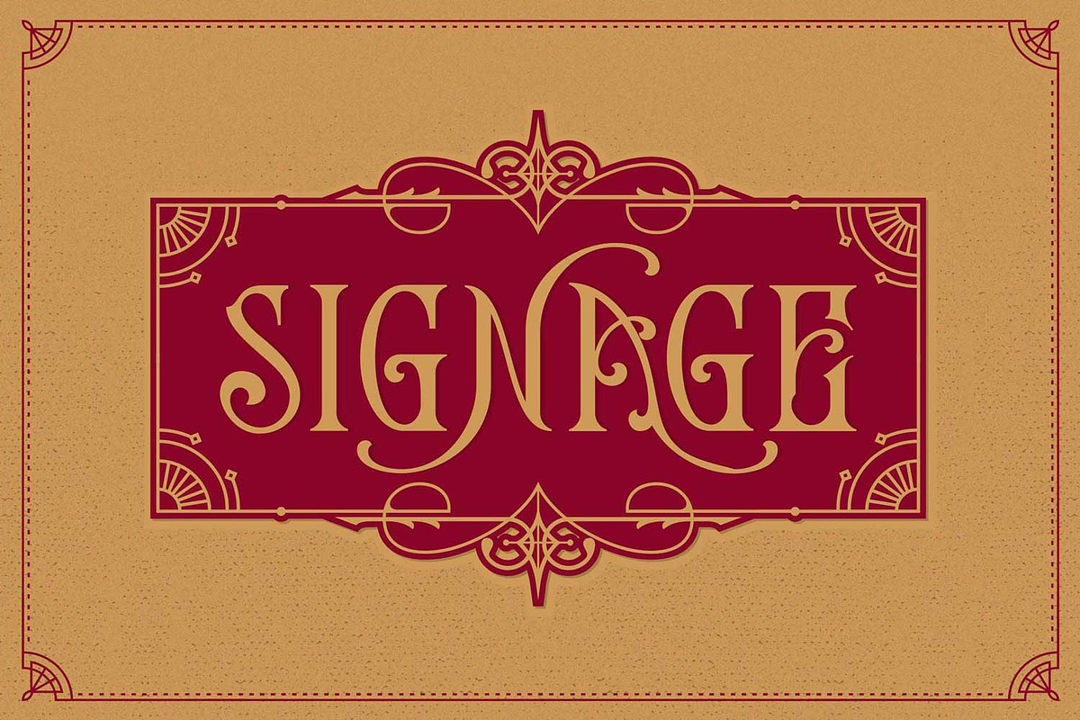 Shockerous - Victorian Vintage Font, a Font by Pollux of Geminorum (Photo 8 of 10)