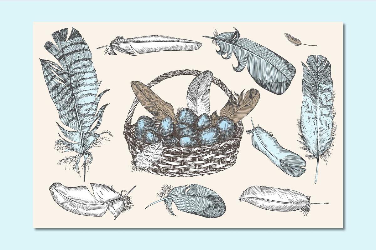 Spring Rabbit cute vector collection, an Animal Illustration by Zimages (Photo 5 of 9)