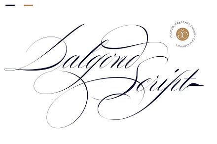 Dalgond Script, a Script Font by Alcode