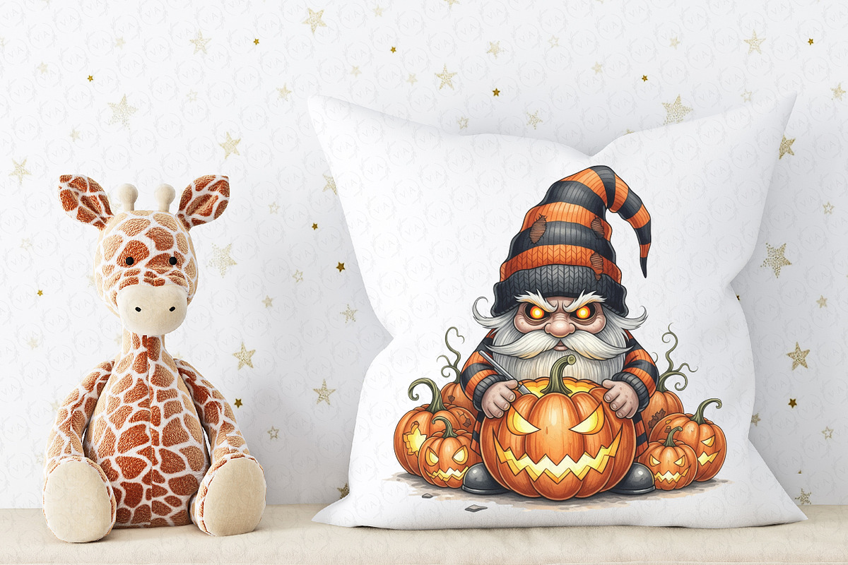 Halloween Zombie Gnomes PNG, an Illustration by Craft Nest (Photo 5 of 6)