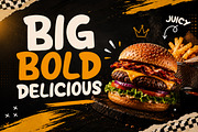 Heckybrave - Burger Display Font, a Handwritten Font by productype1 (Thumbnail 10 of 11)