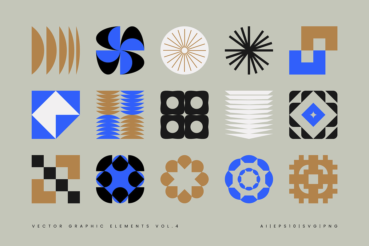 Vector Graphic Elements - Vol.4, an Object Graphic by Léo Alexandre