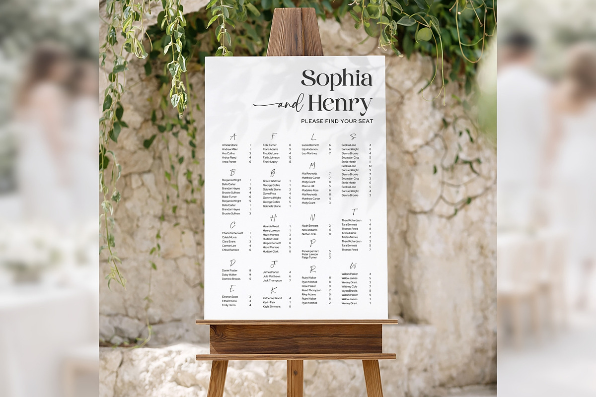 Minimal Alphabetical Canva bd006, a Poster Template by TyphoonStudio (Photo 3 of 10)