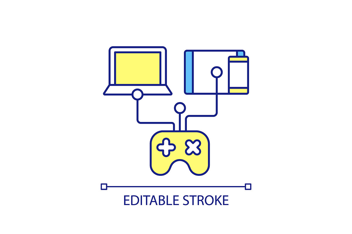 Gadgets compliances RGB color icon, an Icon by IMG Visuals