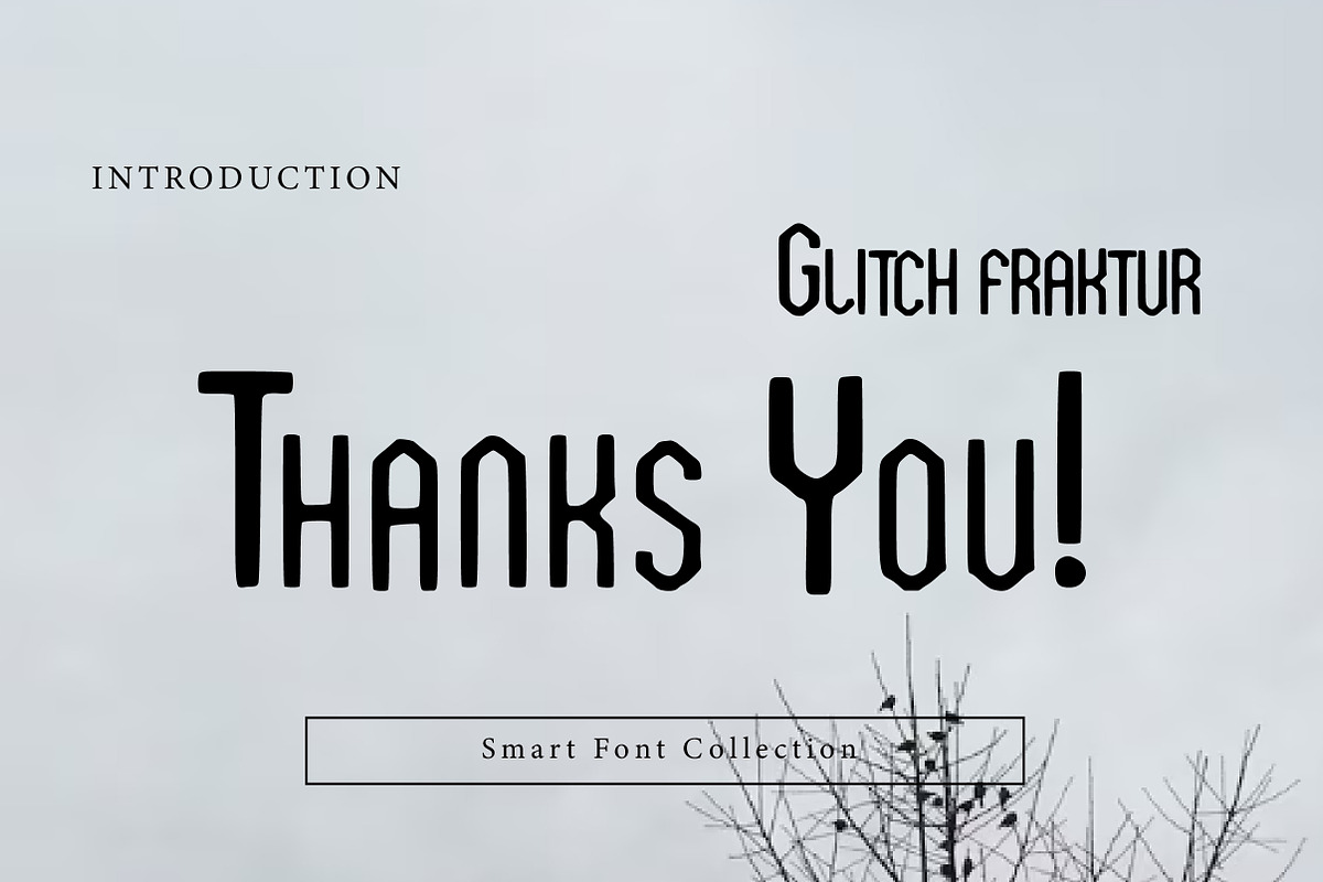 Glitch Fraktur, a Blackletter Font by Wow Magic (Photo 2 of 3)