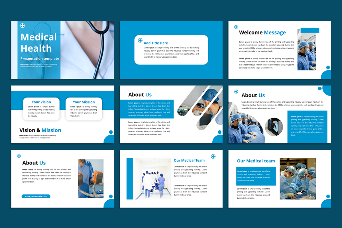 Modern Medical - PowerPoint Template, a Presentation Template by QR Design Studio (Photo 2 of 3)