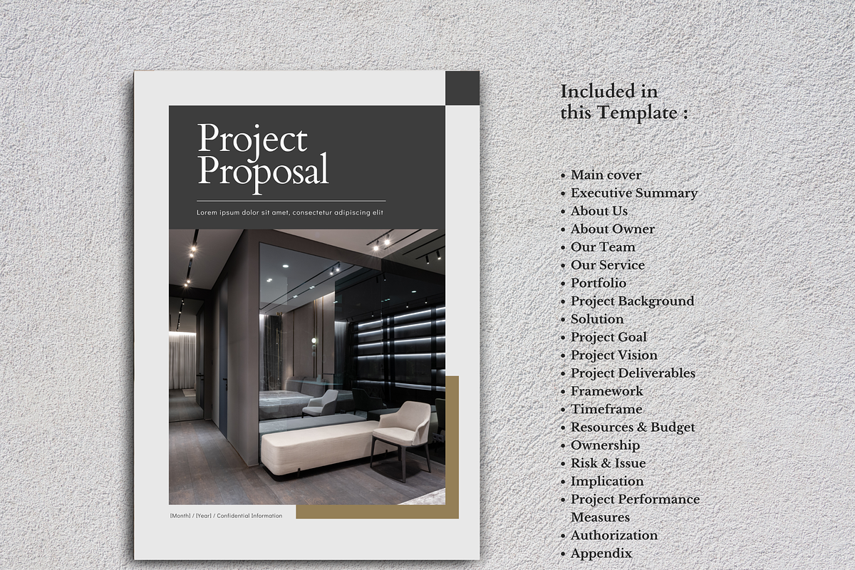 Black Gold Project Proposal Template, a Presentation Template by PayuStudio (Photo 2 of 10)