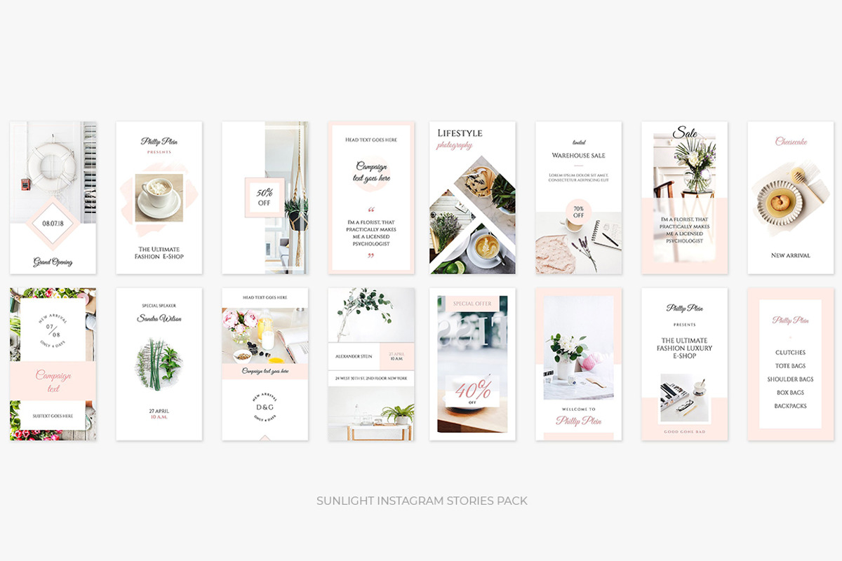 Clean Instagram Stories Bundle, a Social Media Template by Swiss_cube (Photo 9 of 10)