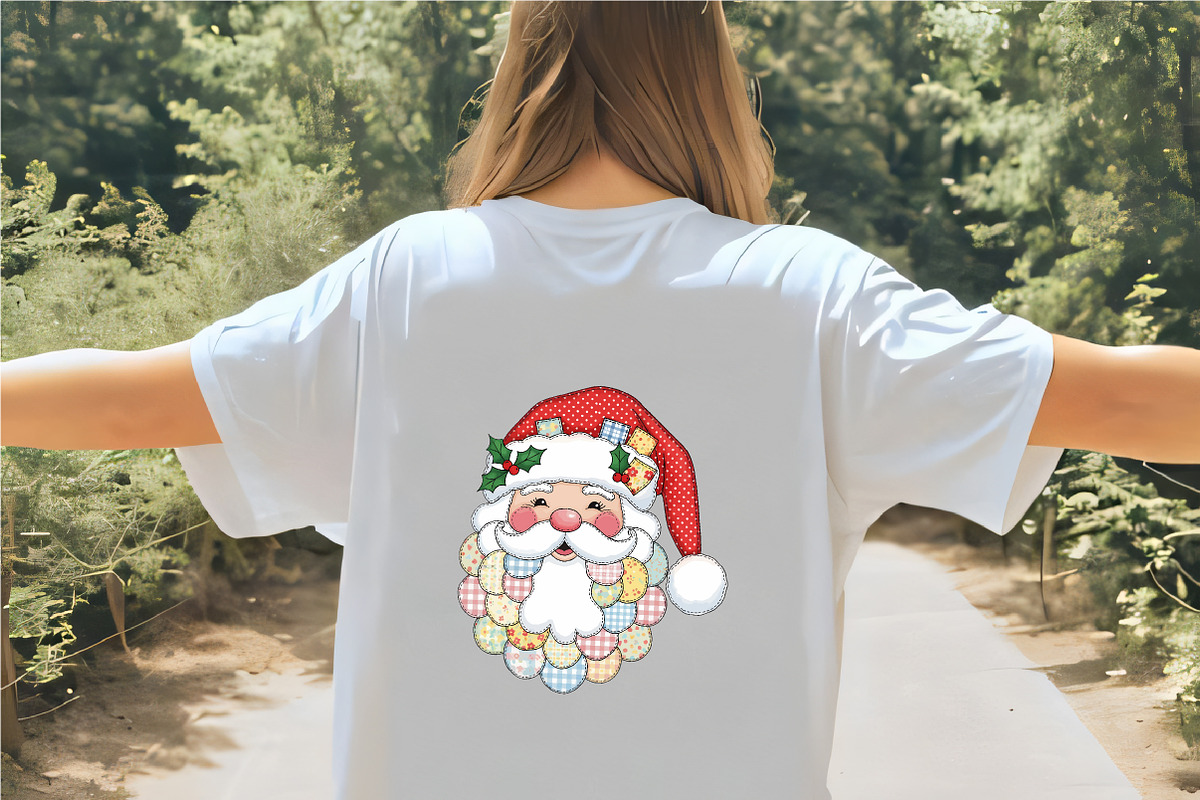 Santa Retro Christmas Shirt, Cute Sa, an Illustration by CrexoraLab (Photo 3 of 4)