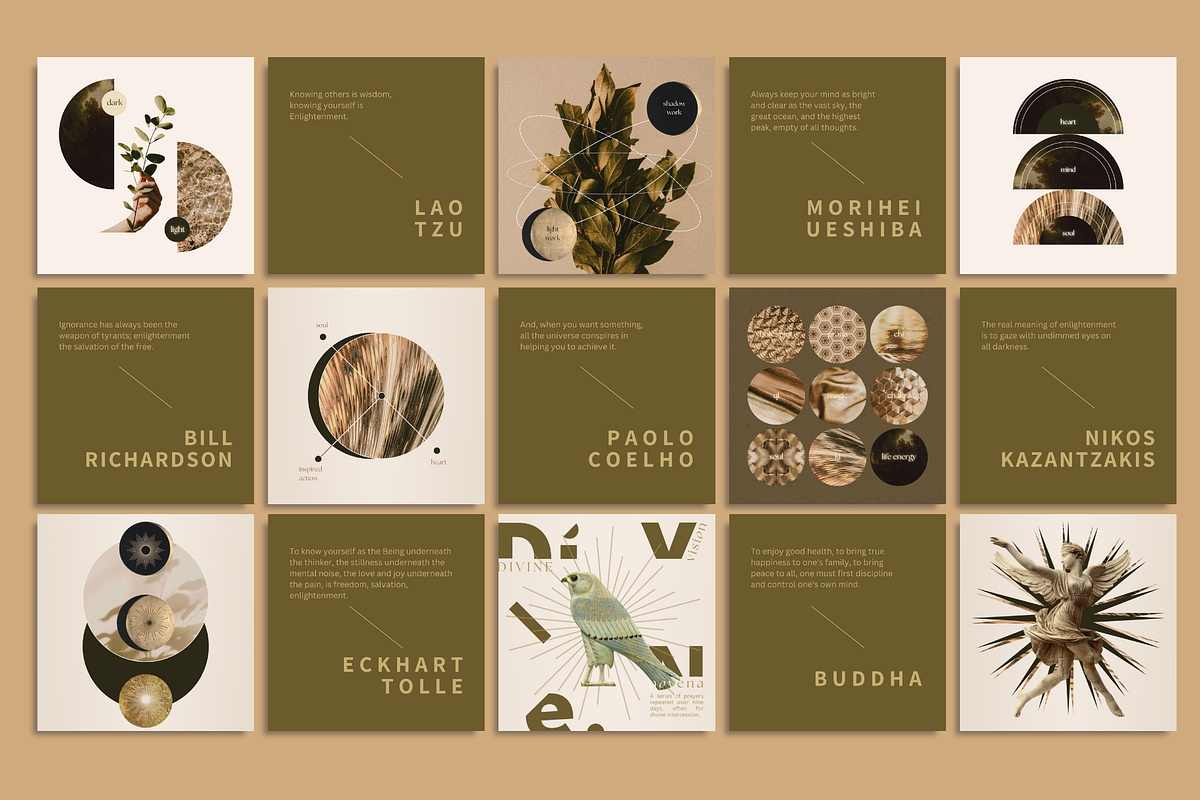 Spiritual Coach Social Media Bundle, a Social Media Template by The Flossy Finch (Photo 6 of 19)