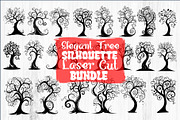 Tree Laser Cut Bundle | Decorative, a Graphic by Designs_River (Thumbnail 12 of 12)