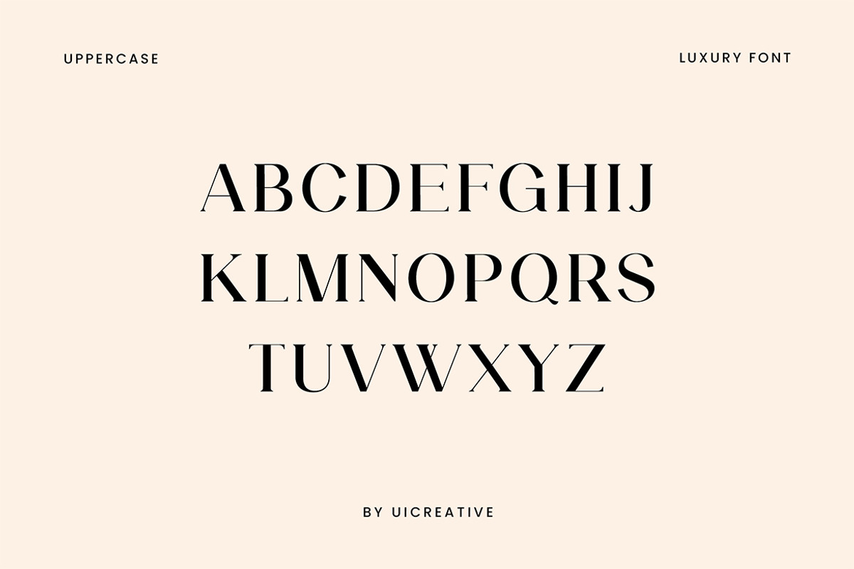 Aiguilette Luxury Serif Font, a Serif Font by UICreative (Photo 9 of 12)