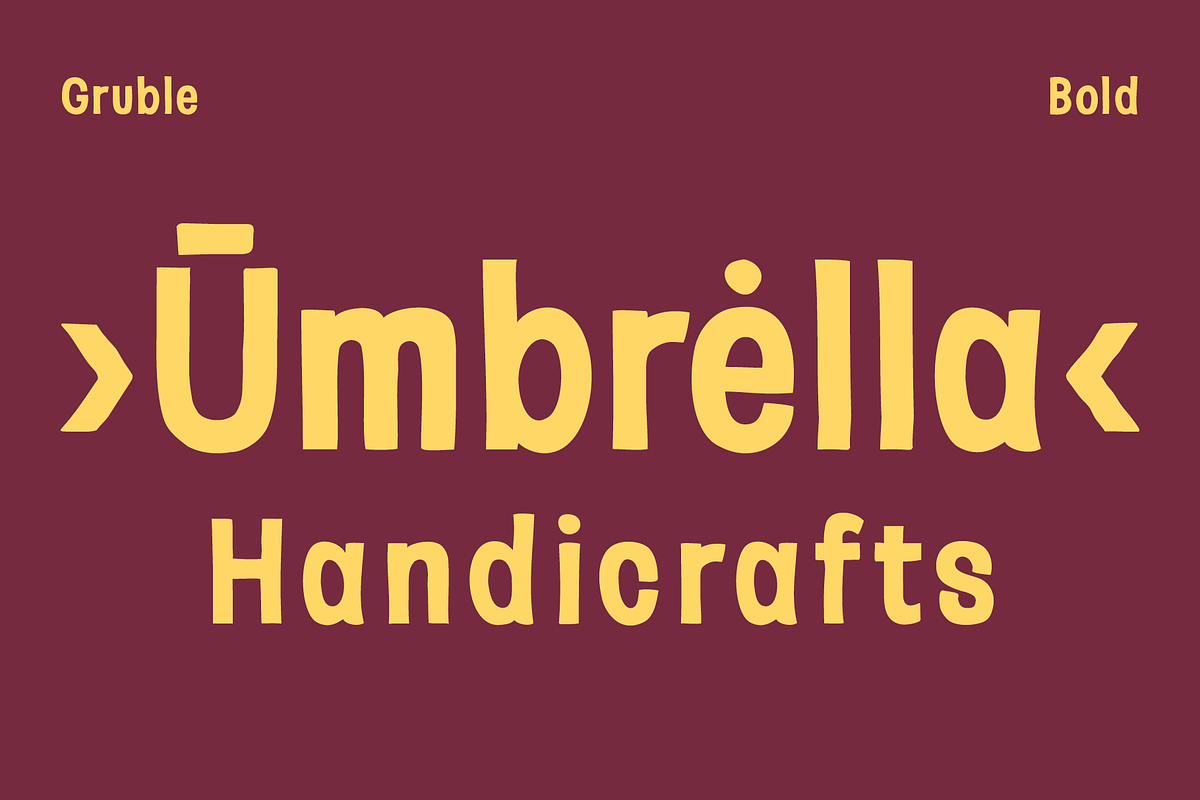 Gruble – Hand-drawn Font, a Handwritten Font by Max Glimm Type (Photo 3 of 5)