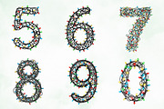 Christmas Lights Alphabet Clipart, an Illustration by Creative Art (Thumbnail 9 of 10)