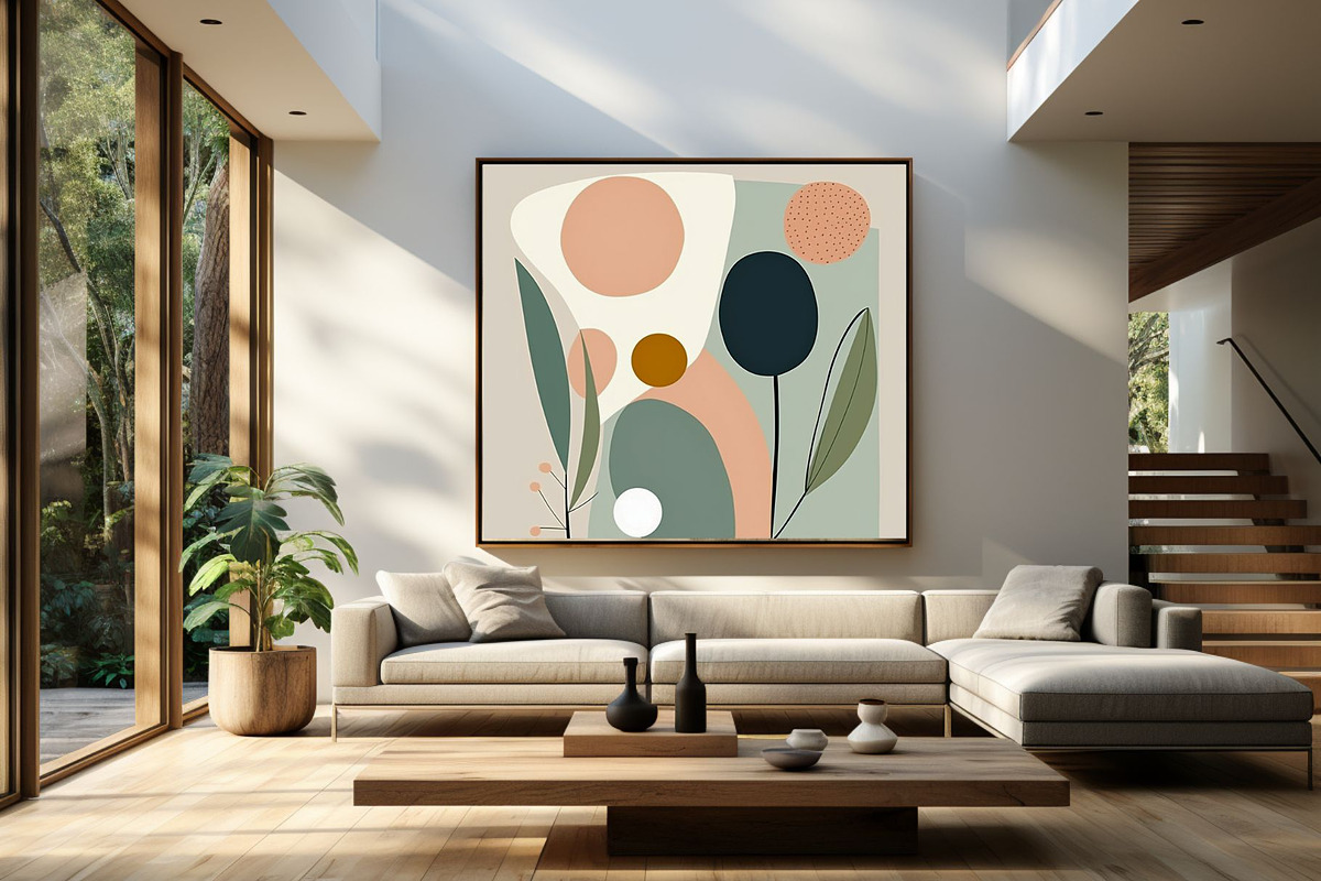 12 light green beige boho art print, a Decorative Illustration by ARTOZEN DIGITAL (Photo 11 of 13)