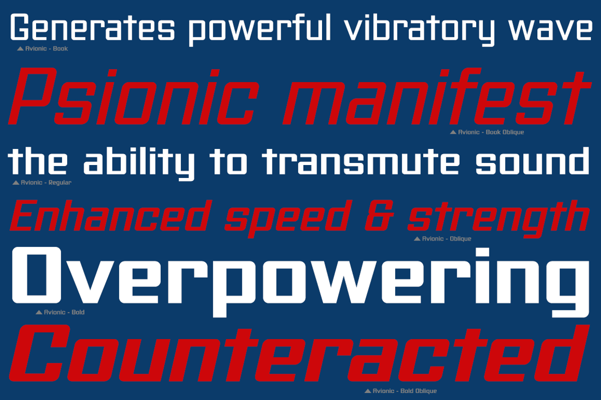 Avionic Family preview 5
