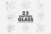 25 Shattered Glass Brushes, a Brush Add-On by AB-TheDesigner (Thumbnail 1 of 4)