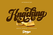 Knacking, a Script Font by Ditatype (Thumbnail 1 of 11)
