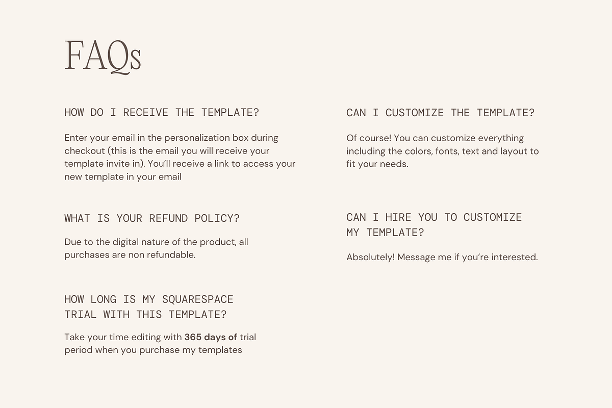 Squarespace Template for Therapist, a Squarespace Template by Soul Mission Studio (Photo 8 of 10)