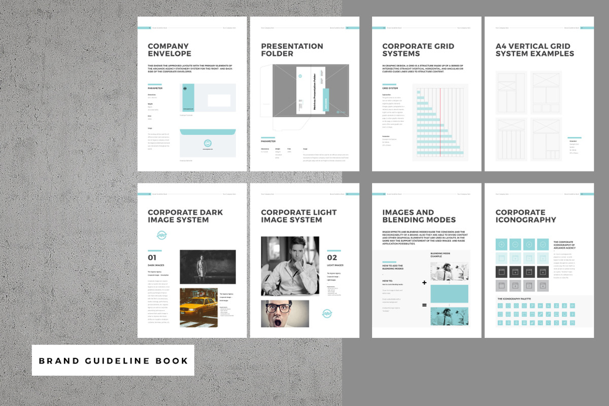 Brand Manual, a Brochure Template by Egotype (Photo 4 of 18)