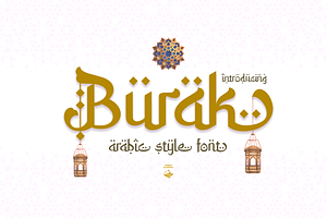 Burak - Arabic Style Handwriting