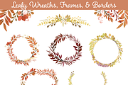 Fall Leaves - Autumn Greenery Vol 1, an Illustration by Kelly Jane Creative (Thumbnail 4 of 5)