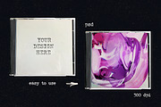 CD disk & case mockups, a Packaging Mockup by MixedArt (Thumbnail 5 of 13)