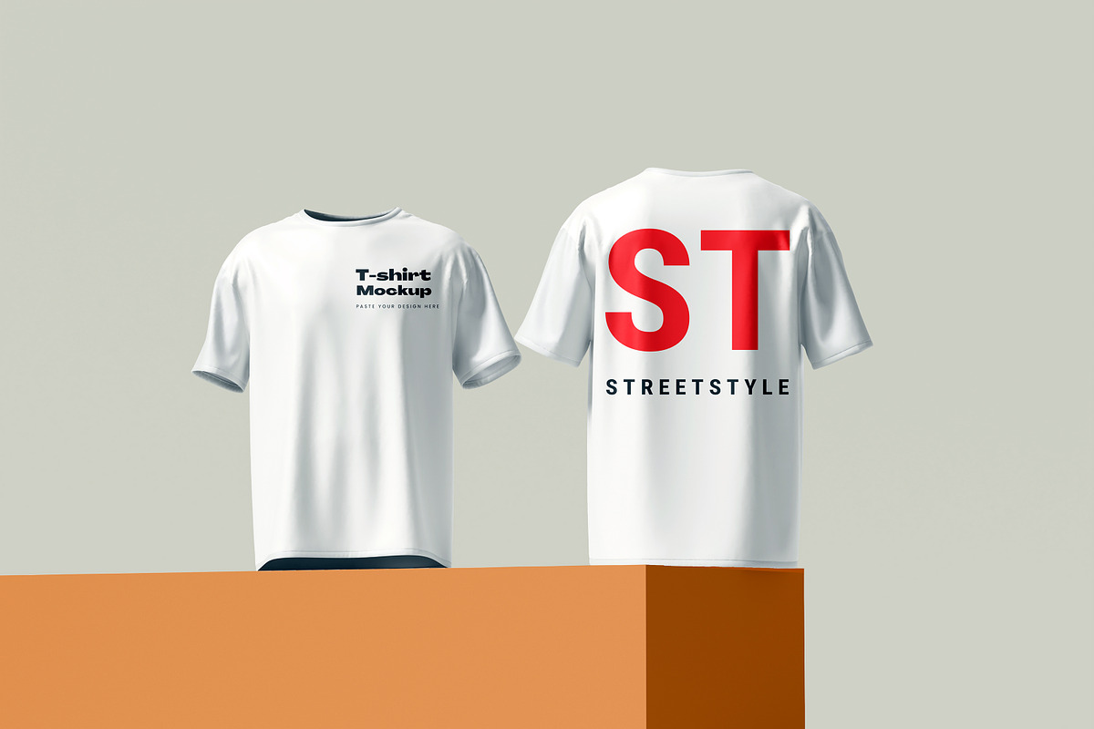 High Quality T-Shirt Mockup, a Shirt Mockup by safrizalstudio (Photo 3 of 5)