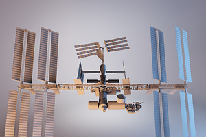 International Space Station With RIG