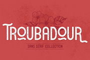 Troubadour | A Stylish Sans Serif, a Sans Serif Font by Josh O. (Thumbnail 1 of 8)