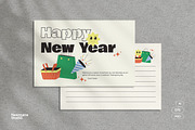 Playful New Year Greeting Card, a Card Template by Neermana (Thumbnail 1 of 4)