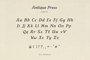 Antique Font Family Rustic Serif Duo, a Handwritten Font by Laras Wonderland (Thumbnail 13 of 18)