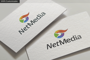 Net Media Logo Template