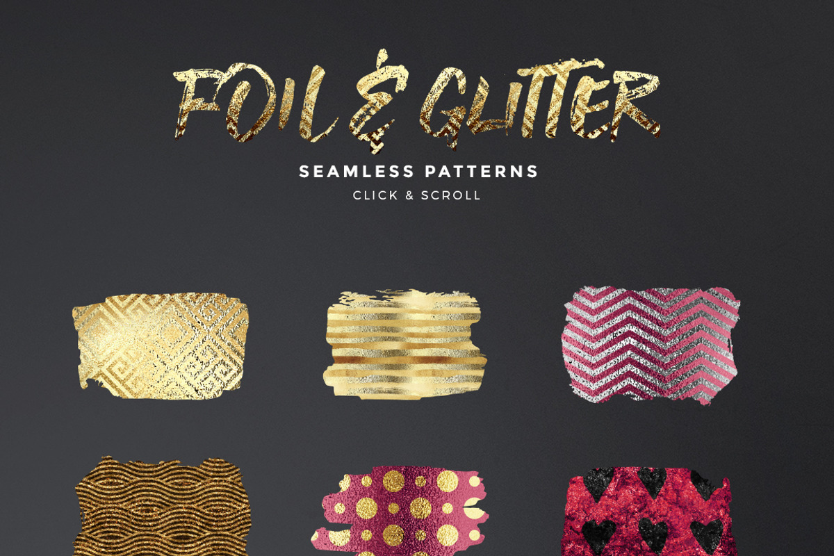 300+ Gold Glitter Foil Styles, a Layer Style Add-On by Graphicdome (Photo 7 of 17)