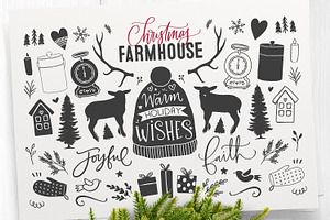 Christmas Farmhouse Lettering Kit 2