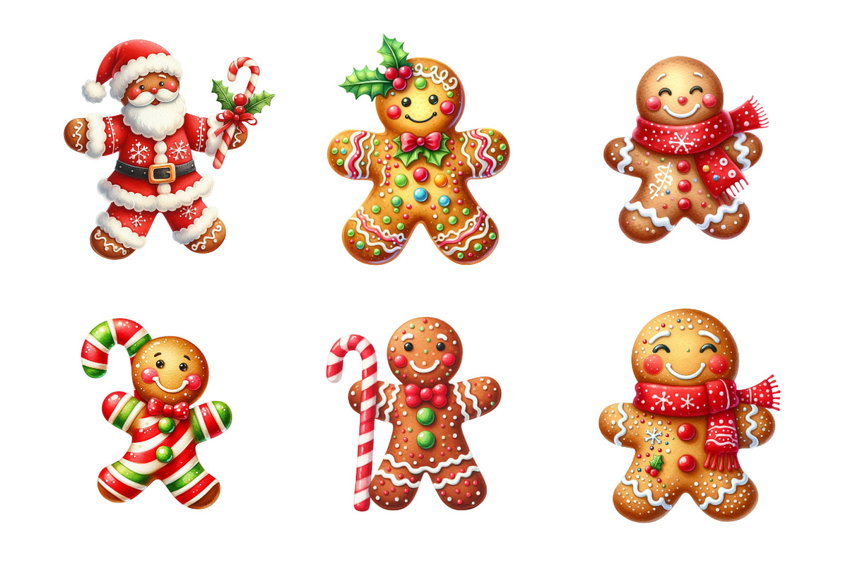 Christmas Gingerbread Man, an Illustration by Design Market (Photo 3 of 5)