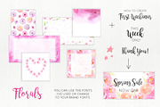 Florals Social Media Graphics, a Templates & Theme by LarysaZabrotskaya (Thumbnail 5 of 7)