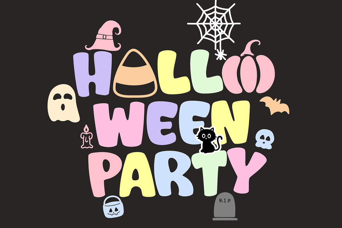 Spooky Buddy, a Symbol Font by BBtypeStudios (Photo 2 of 9)