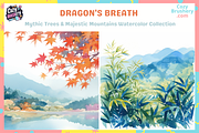 Procreate Chinese Watercolor Nature, a Brush Add-On by Cozy Brushery (Thumbnail 3 of 5)