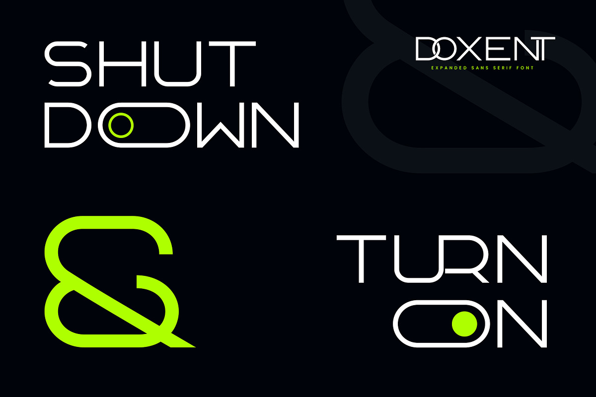 Doxent Expanded Sans Serif Font, a Sans Serif Font by Idea Studio (Photo 3 of 11)