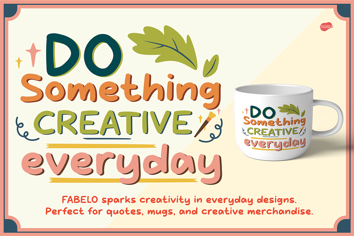 FABELO, a Font by Pinisi ART (Photo 4 of 10)
