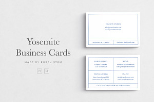 Yosemite Business Card