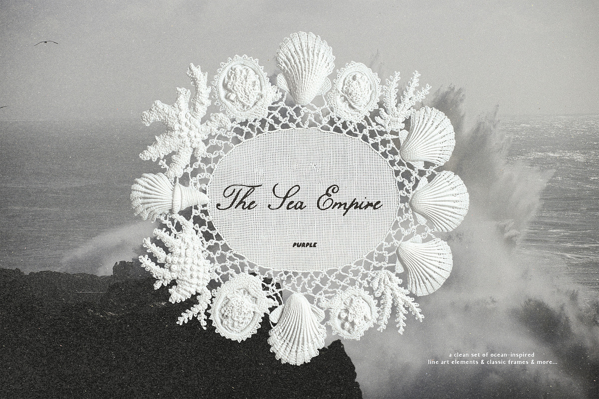 The Sea Empire: Vintage Marine Art, an Object Graphic by Purple (Photo 8 of 19)